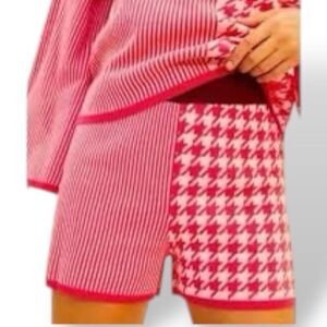 Anthropology Dolan Houndstooth Sweater Shorts